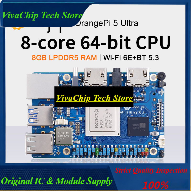 VivacpOrange Pi 5 Ultra 8GB Ra - đánh giá và giá Rk3588 Mini Pc Board