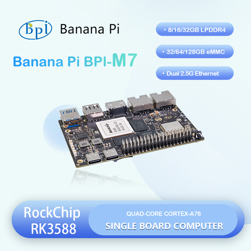Banana Pi Bpi-m7 Rockchip Rk35 - đánh giá và giá Banana Pi Bpi M7 Rk3588