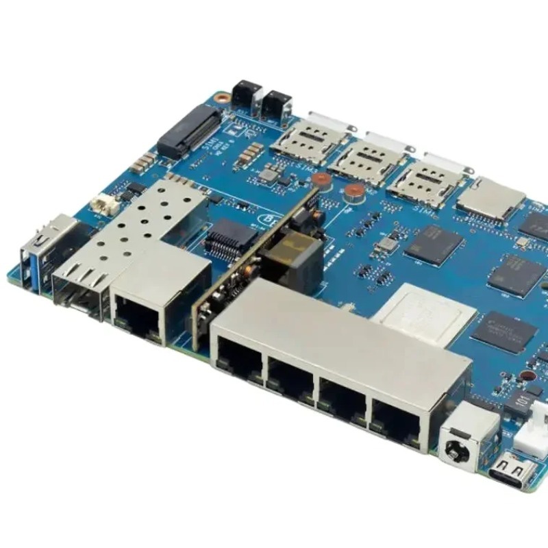 Wifi 7 Router board with MTK M - đánh giá và giá Bananapi Bpi R4 Wifi 7