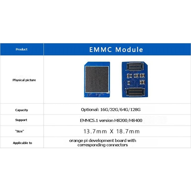 B04B-32GB EMMC Module For Oran - đánh giá và giá Orange Pi 5 Plus 32Gb