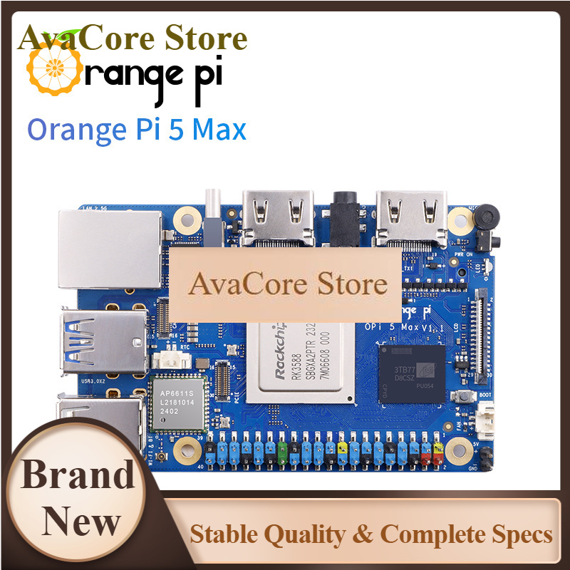 AvaCoreOrange Pi 5 Max 16GB V1 - đánh giá và giá Rk3588 Mini Pc Board